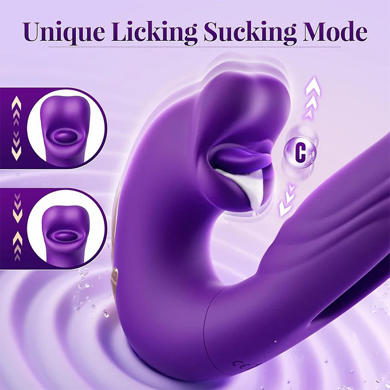 ❄️ Flash Sale 70% OFF 💋 2025 Upgraded Luvora™ 4-in-1 Flapping & Licking Vibrator