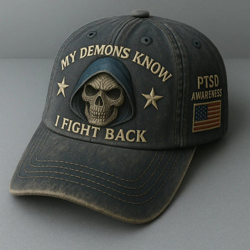 🔥Last Day 49% OFF - PTSD Awareness Hat – I Fight Back, Every Day