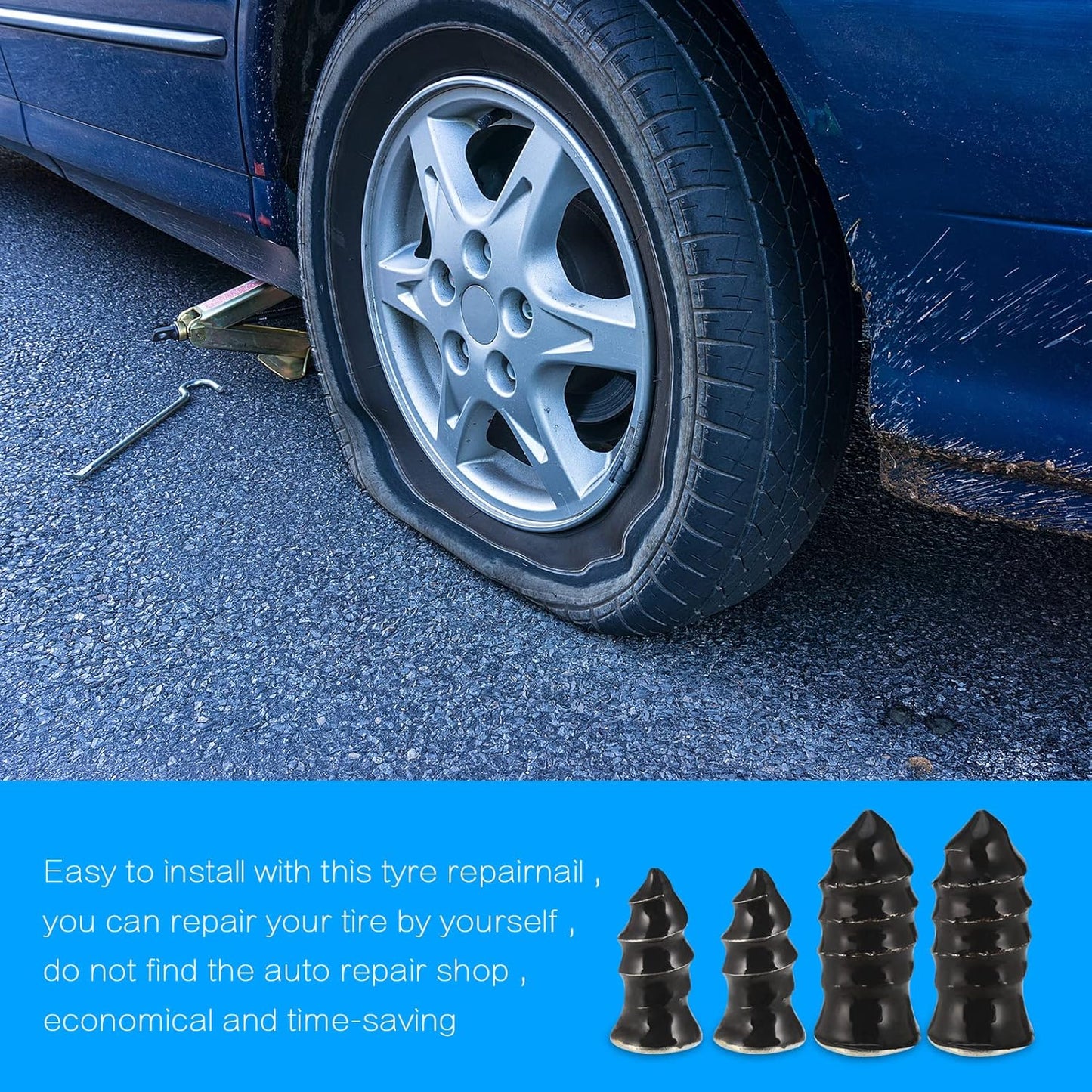 🔥Tire Repair Rubber Nail🚚