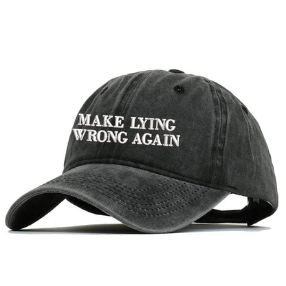 Make Lying Wrong Again Hat