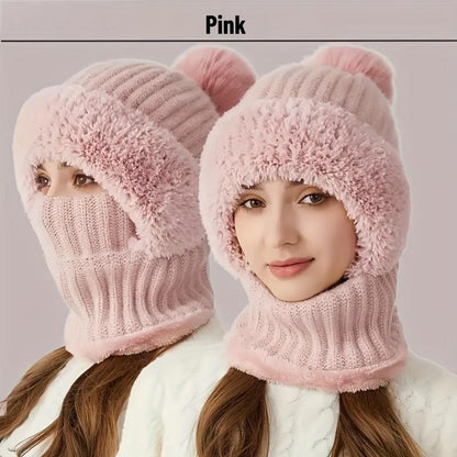 ❄️Winter's Must-Have-Women's 3-in-1 Knitted Hat