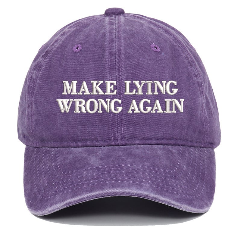Make Lying Wrong Again Hat
