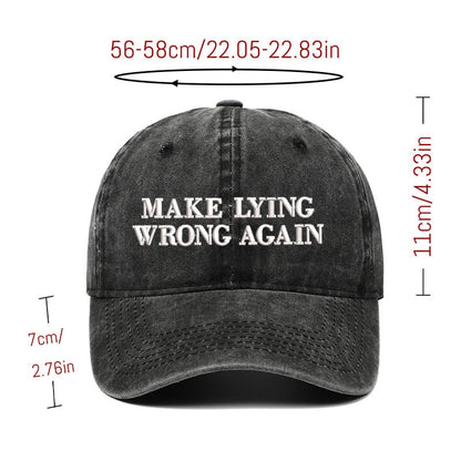 Make Lying Wrong Again Hat