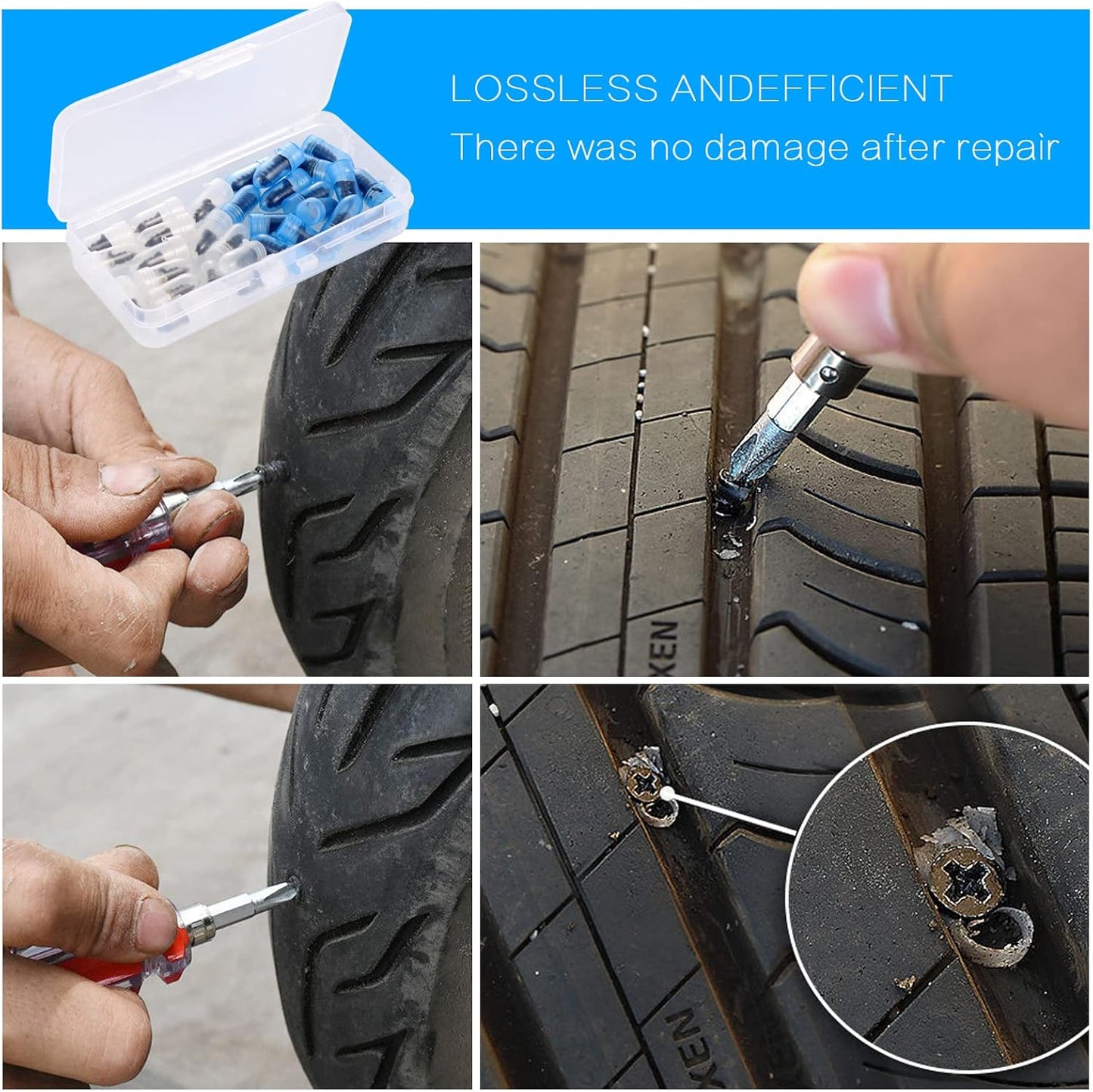 🔥Tire Repair Rubber Nail🚚