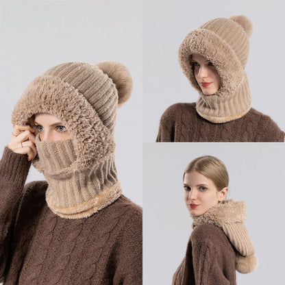 ❄️Winter's Must-Have-Women's 3-in-1 Knitted Hat