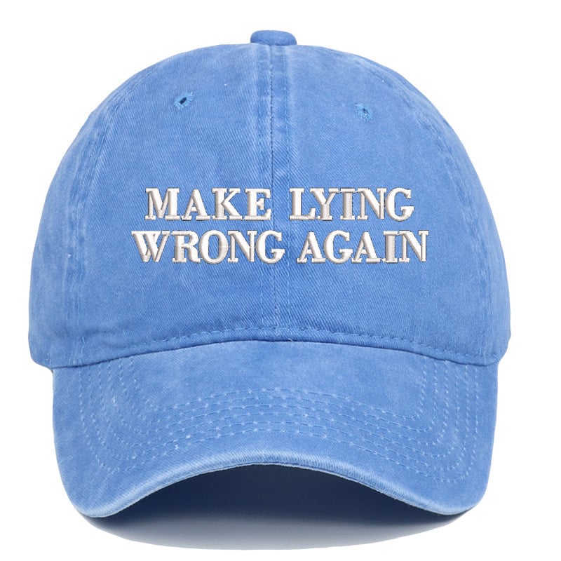 Make Lying Wrong Again Hat