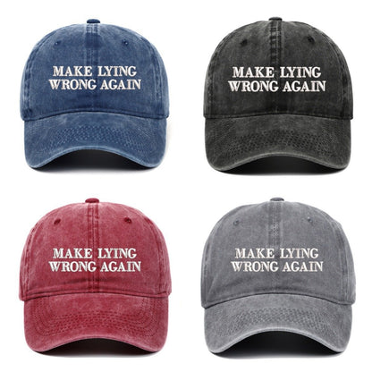 Make Lying Wrong Again Hat