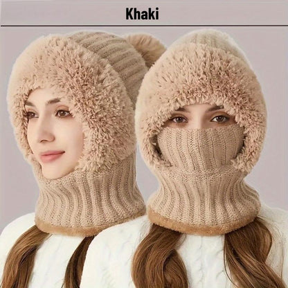 ❄️Winter's Must-Have-Women's 3-in-1 Knitted Hat