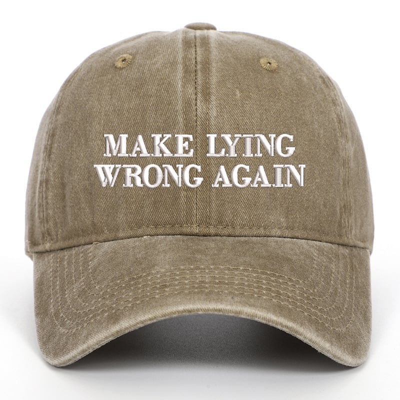 Make Lying Wrong Again Hat