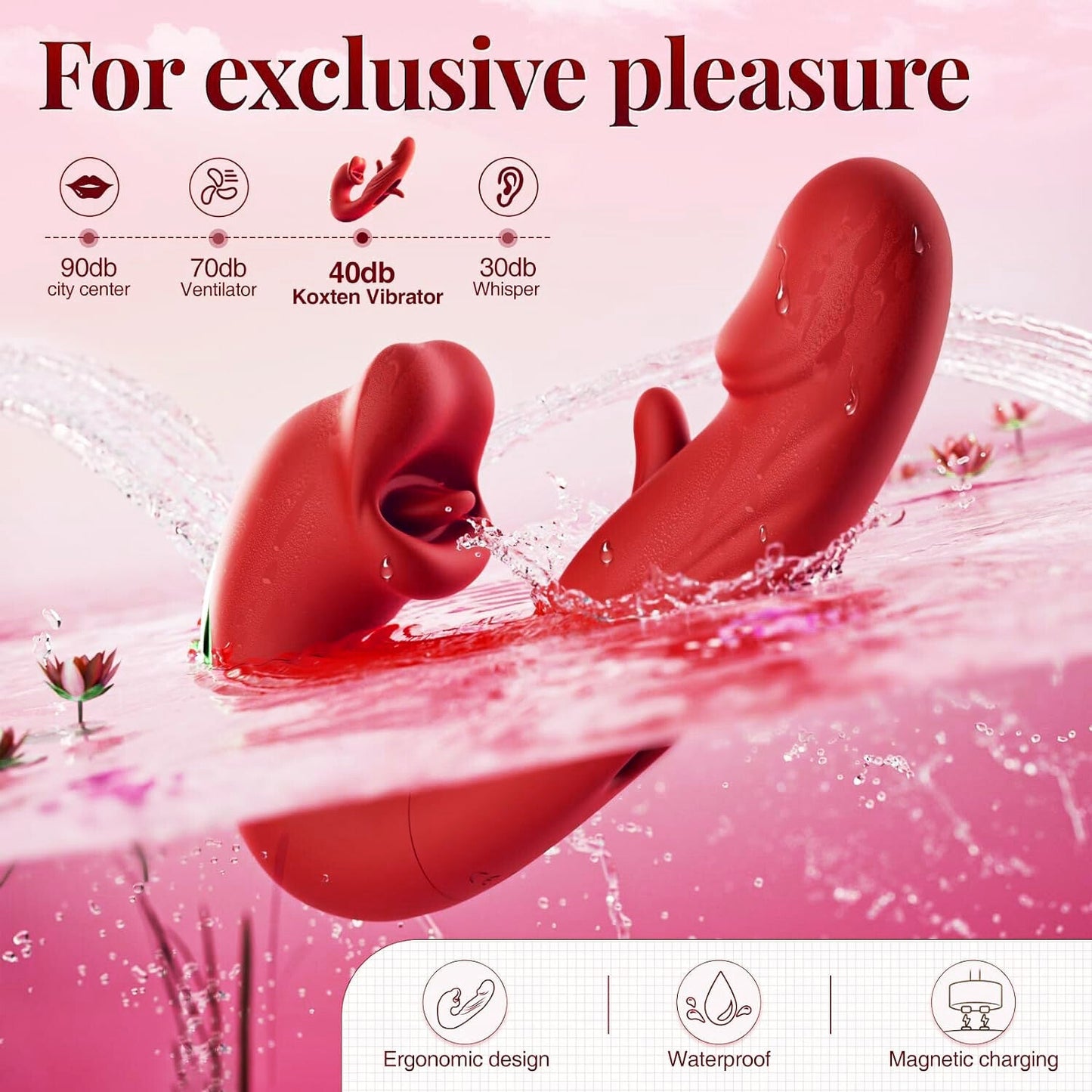 ❄️ Flash Sale 70% OFF 💋 2025 Upgraded Luvora™ 4-in-1 Flapping & Licking Vibrator